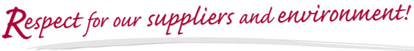 Tonnara - import /export - respect for the environment
